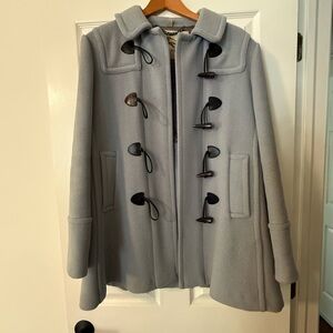 Burberry Gray/Bluish Toggle Women's Coat